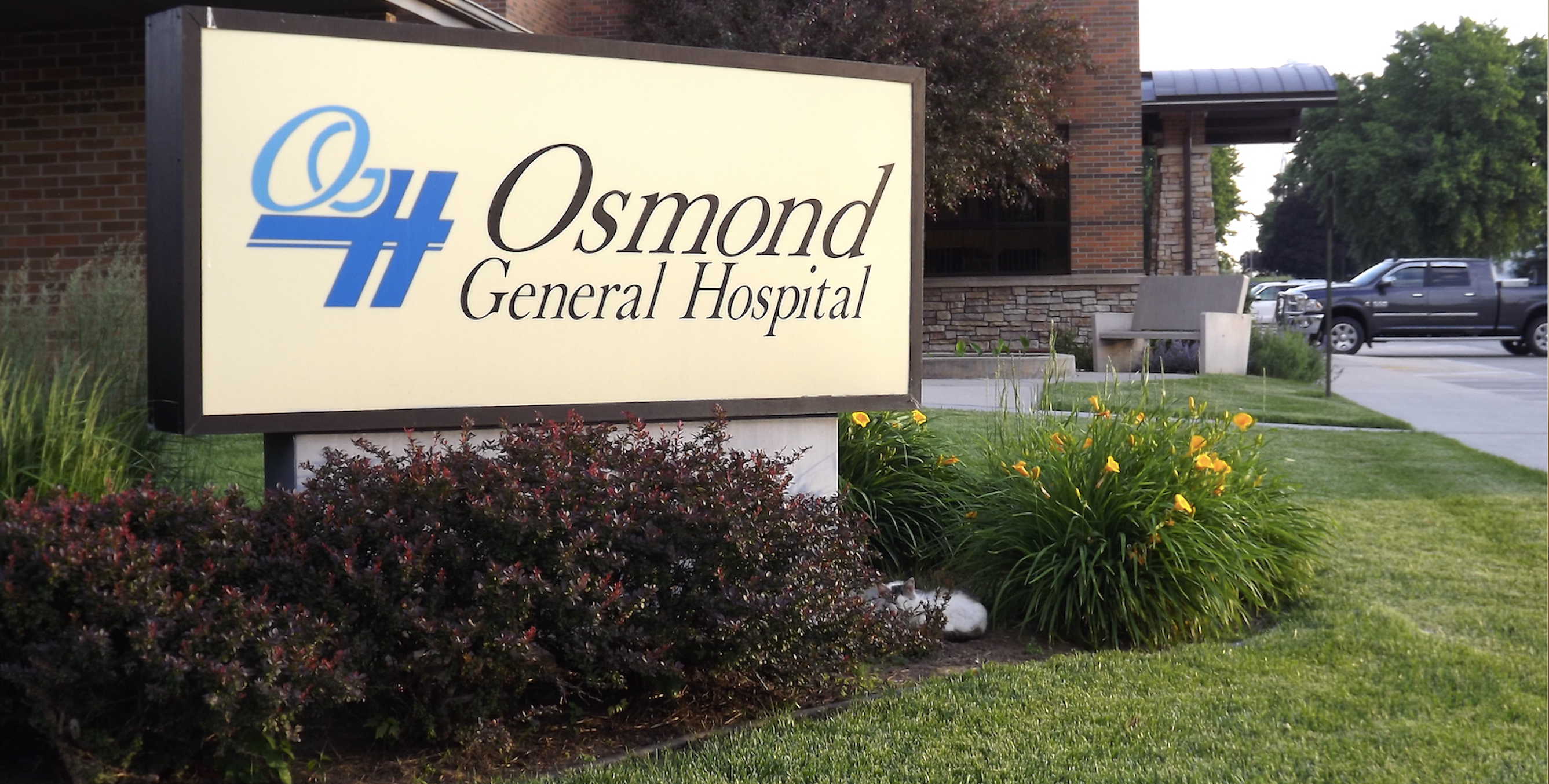 Osmond General Hospital Outdoor sign